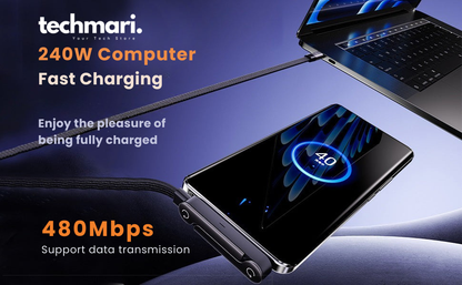 Super Fast Charging Cable & Phone Stand